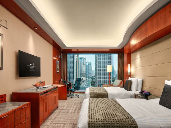 Grand Kempinski Hotel Shanghai Room Type - Premier Skyline View Twin Room