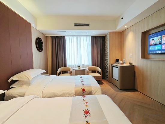 HuWan  JinHe Hotel Room Type - Wonderful Twin Room (Smart Guest Control + Mini Fridge + Automatic Curtains + Smart Toilet)