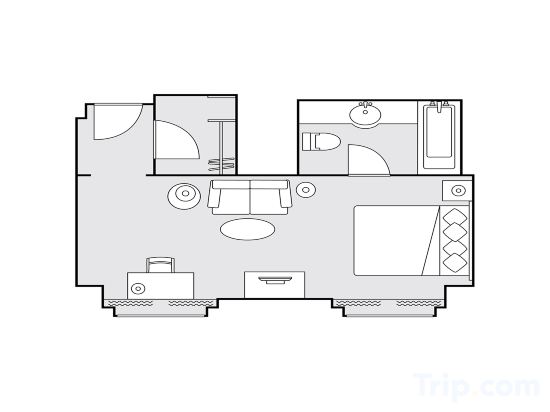 Nagoya Kanko Hotel Room Type - Deluxe Double Room 36 Sqm Non-Smoking Nagoya Kanko Hotel Room Type - Deluxe Double Room 36 Sqm Non-Smoking