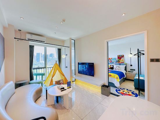 MORDIN Xinfei International Apartment Room Type - Lake-View One-Bedroom One-Living Room Family Suite - Xiao Xiong Niao Theme [Tent + Toys + Kids Ameni MORDIN Xinfei International Apartment Room Type - Lake-View One-Bedroom One-Living Room Family Suite - Xiao Xiong Niao Theme [Tent + Toys + Kids Ameni