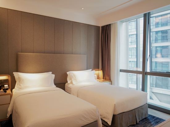 Ascott Raffles City Chongqing Room Type - One-Bedroom Deluxe Twin (Separate Living Room + Fully Equipped Kitchen + Washer-Dryer)