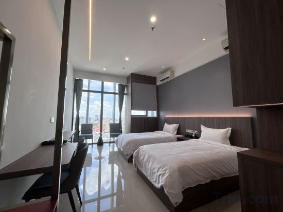 Golden Bridge Business Hotel Room Type - Deluxe River View Twin Room