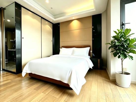 Green lemon tree International Apartment Beijing Road Jiedeng Metropolis Store Room Type - Business Single Room[Laundry + Kitchen Essentials]