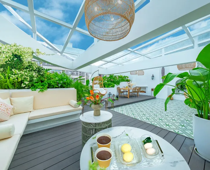 蔓菲·Aesthetic中庭花園觀景公寓（佛山祖廟嶺南天地店）