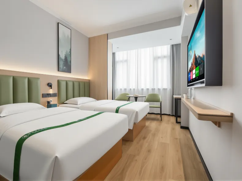 Green   skin  Hotel (Anyi Outpatient Department Store, Sanxiaokou, Lujiang Road, Hefei)