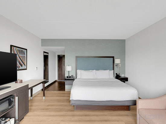 Hampton Inn & Suites by Hilton Toronto Markham, ON Room Type - Room, 1 King Bed with Sofa bed, Refrigerator & Microwave Hampton Inn & Suites by Hilton Toronto Markham, ON Room Type - Room, 1 King Bed with Sofa bed, Refrigerator & Microwave