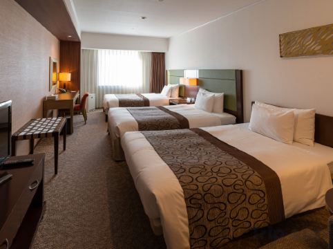 ibis Styles Sapporo Room Type - Deluxe Family 2 Single Beds and 1 Stacking Bed, Smoking
