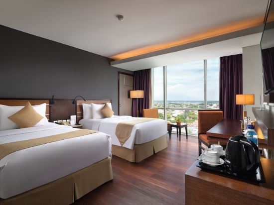 Best Western Plus Coco Palu Room Type - Superior 2 Single Bed Room With City View Wifi Mini Bar Safe Smoking