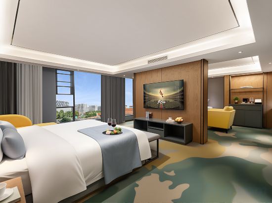 Chengdu Xing Rui Pretty Hotel Room Type - Handpicked Oxygen Forest Suite (Voice-Controlled, Screen Casting, Fridge, Memory Mattress, and Air P Chengdu Xing Rui Pretty Hotel Room Type - Handpicked Oxygen Forest Suite (Voice-Controlled, Screen Casting, Fridge, Memory Mattress, and Air P