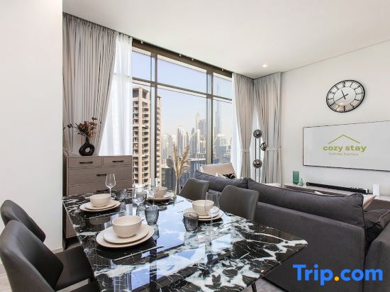 High-Rise 1Br Apartment with Burj Khalifa View
