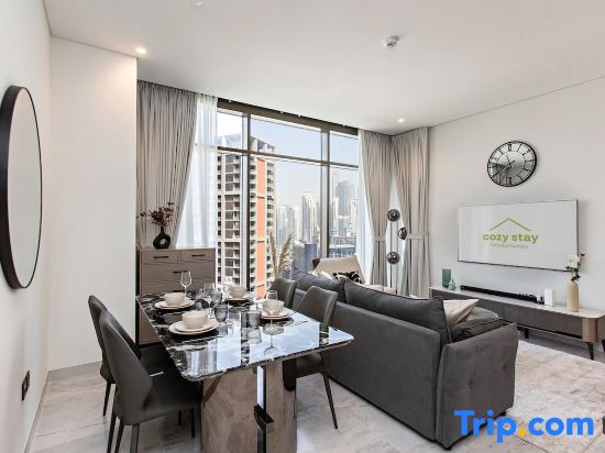 High-Rise 1Br Apartment with Burj Khalifa View
