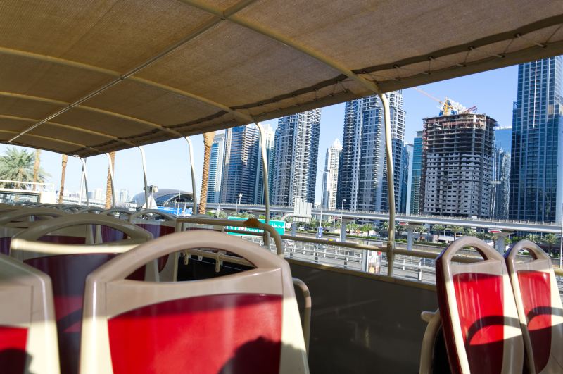 Dubai city sightseeing bus