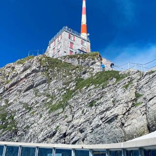 #tripaway
Mount Santis 
Hikers Paradise 
Fantastic and breathtaking views of the Alps This place was amazing and I picked a cold but sunny day which highlighted the trip on the cable car to the top of Mount Santis. I'd love the mountains and especially here in Switzerland. Mountain climber will have a great time around the Säntis. It's an fantastic view. I don't climb but I love to got to the top. It's worth a visit.
#tripaway