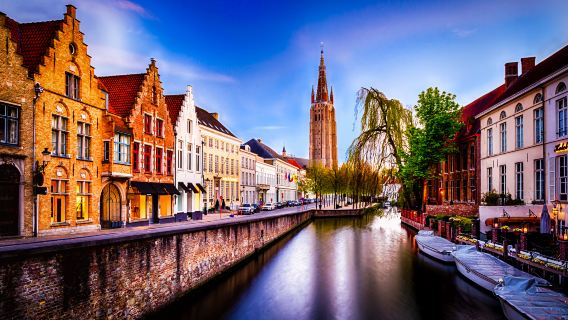 Belgium Bruges Belfry + Bruges Grand Place + Ghent City Center + Count's Castle one-day tour