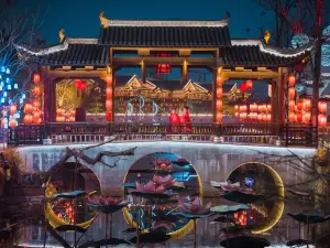 Jiuzi Night Performance Art Town