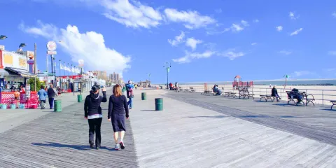 康尼島海灘木徑路