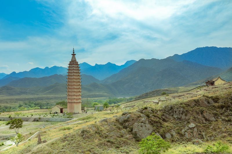 Double Pagodas at Baisikou