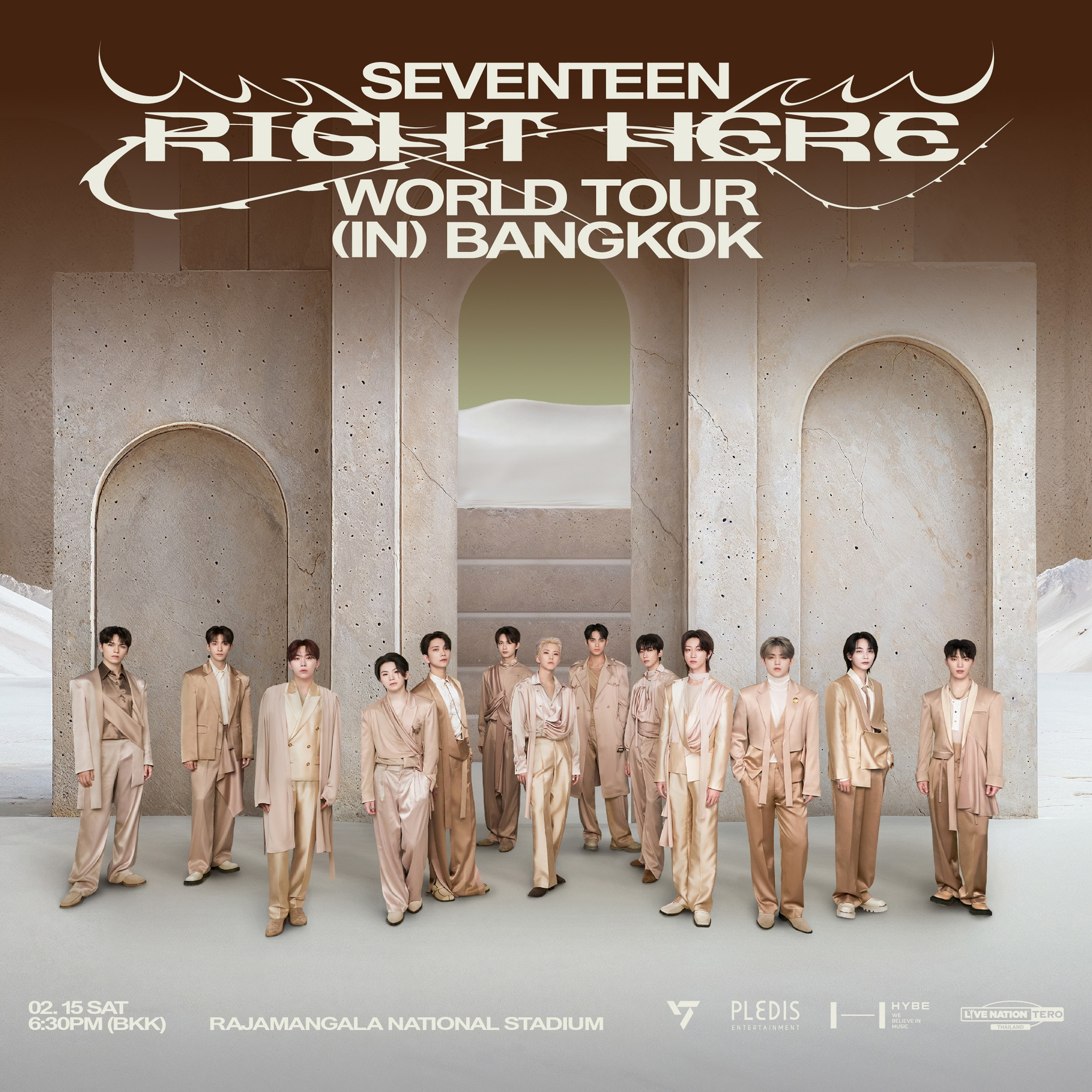 SEVENTEEN [RIGHT HERE] WORLD TOUR IN BANGKOK | Rajamangala National Stadium