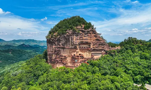 Tianshui Maijishan National Geopark In Gansu