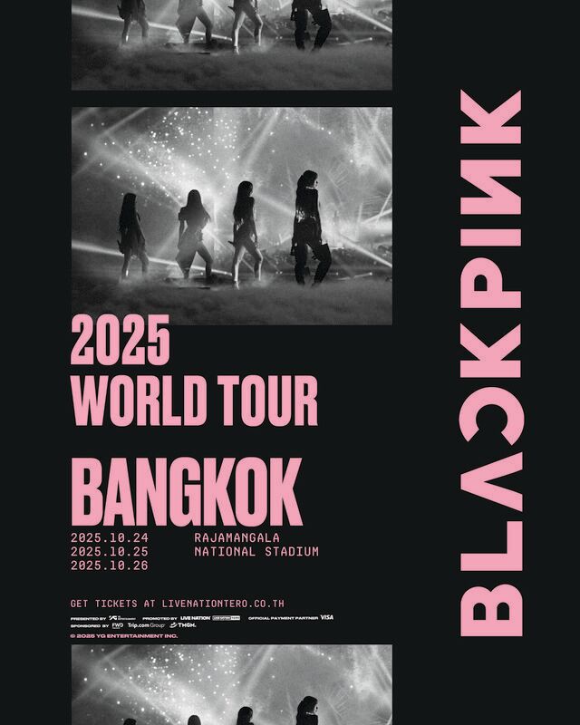 BLACKPINK WORLD TOUR <DEADLINE> IN BANGKOK | Rajamangala National Stadium