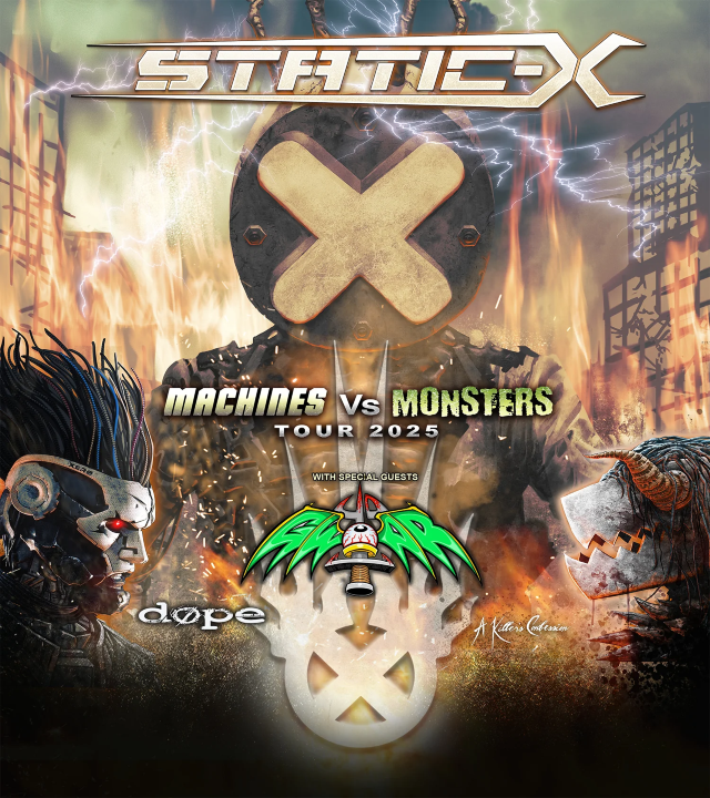 Static-X: Machines VS Monsters Tour | The Ritz