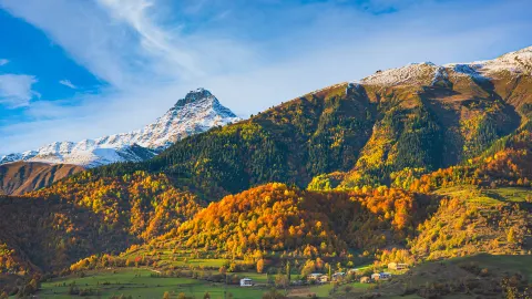 Mestia attraction in Georgia