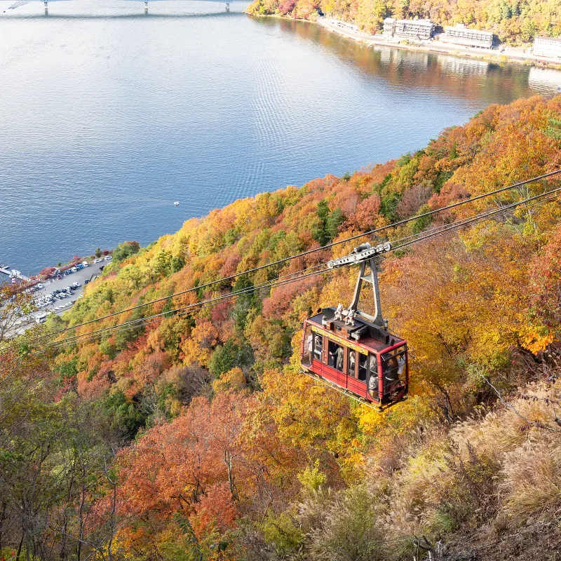 河口湖富士山全景纜車