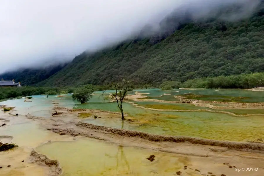 黃龍國家重點風景名勝區-簸箕海