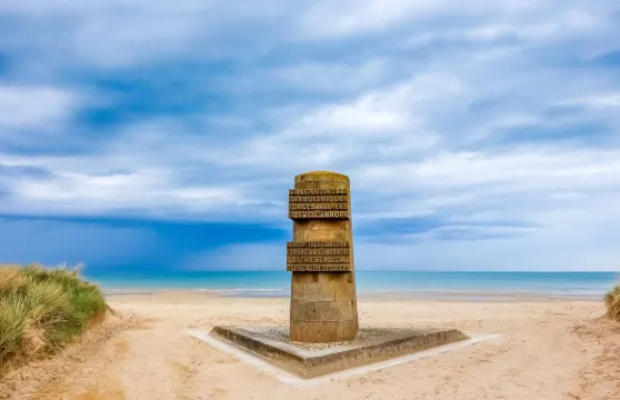 奧馬哈灘美軍陣亡將士墓+朱諾海灘+奧馬哈灘+阿羅芒什萊班