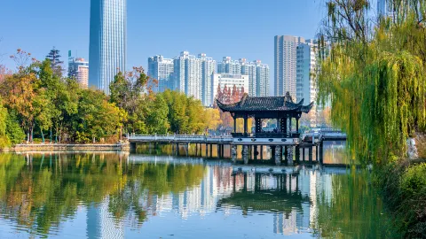 Lord Bao Park attraction in Hefei
