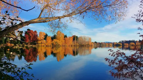 Green Lake Park attraction in Seattle