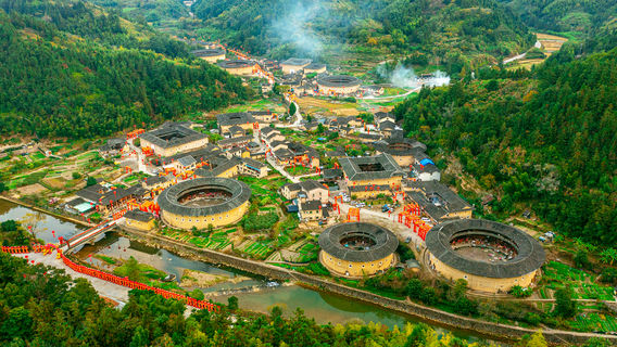 Tulou Complex at Hekeng Village