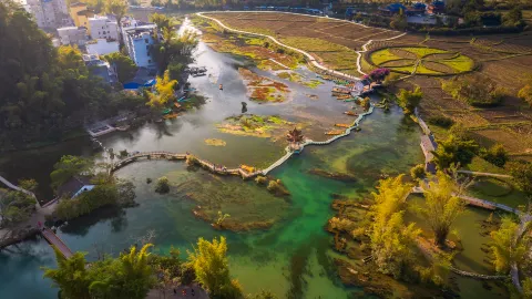 Goose Spring Scenic Area attraction in Baise