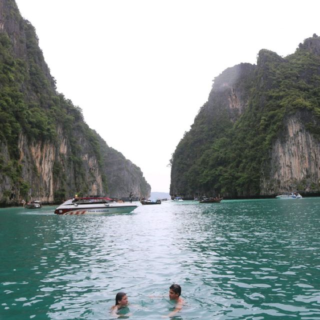 Snorkeling at Maya Bay