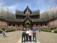 A grand palace in Indonesia