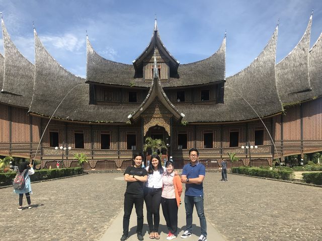 A grand palace in Indonesia