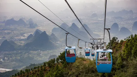 Ruyi Peak Cableway Scenic Area attraction in Yangshuo