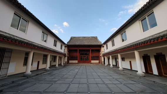 Wenchang Pavilion (Inside Bihai Mountain Villa, Putuo Mountain)