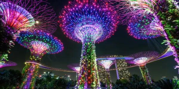 シンガポールの人気夜の観光スポット