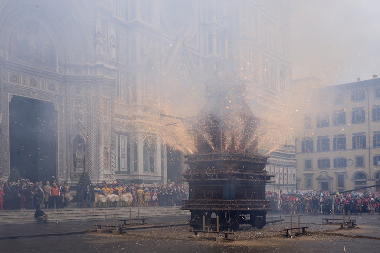 The Scoppio del Carro ("Explosion of the Cart") 2025 | Florence