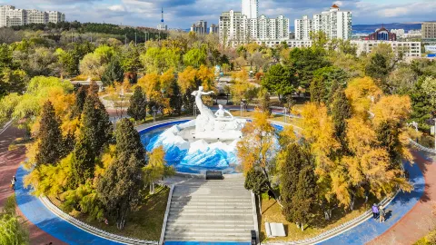 People's Park attraction in Yanbian