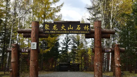 Julong Volcanic Stone Forest Scenic Area attraction in Antu