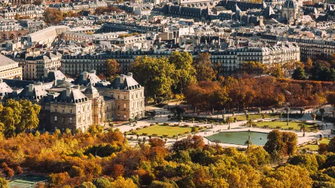 Luxembourg Garden attraction in Paris