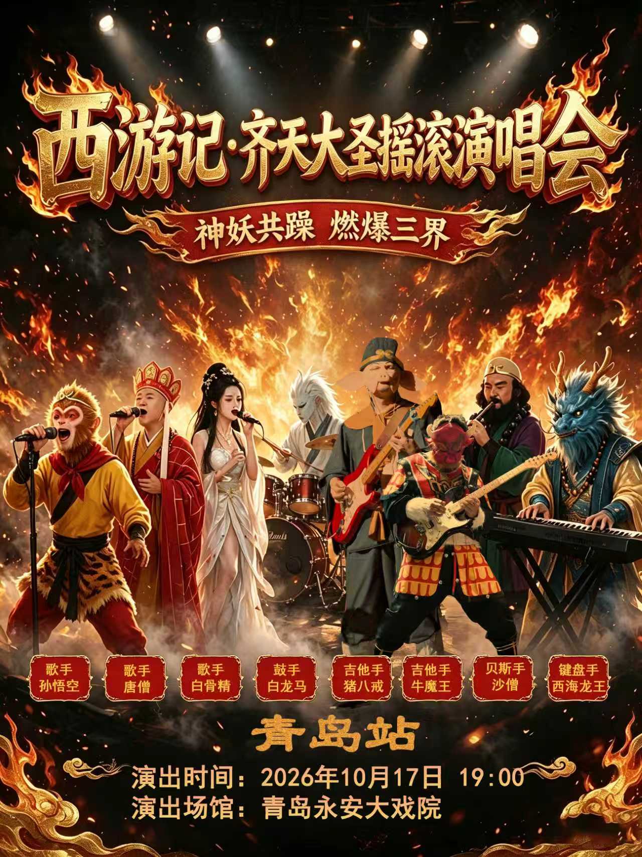 Journey to the West: The Monkey King Rock Concert - Qingdao Station | qing dao shi yong an da xi yuan