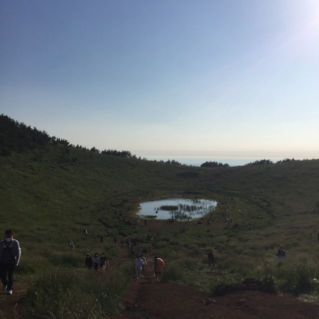 일몰을 보기 제일 좋은 제주 금오름