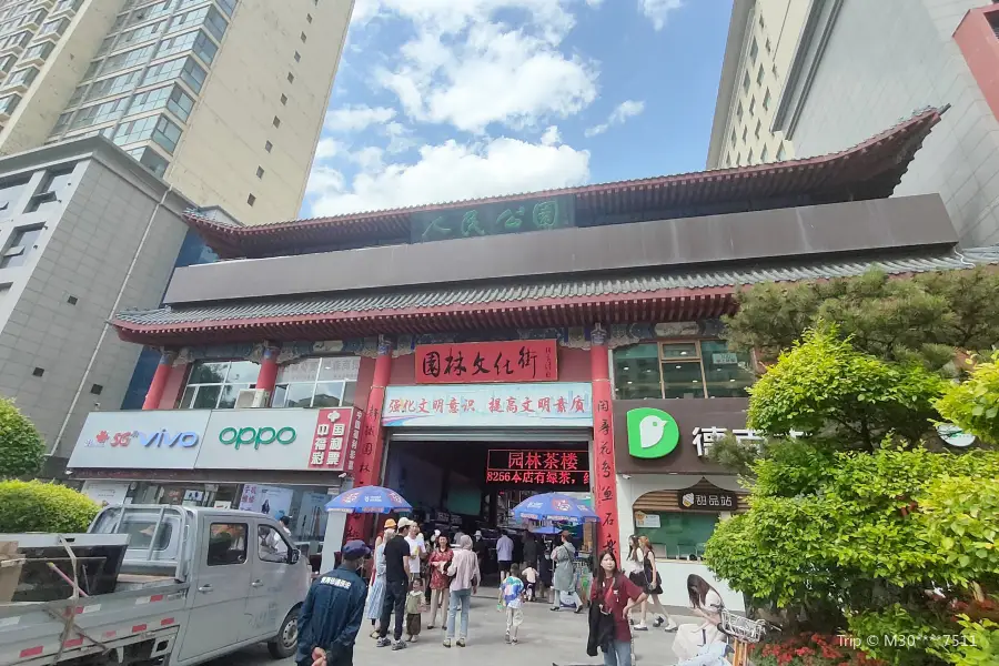 青海省西寧市園林文化街步行街