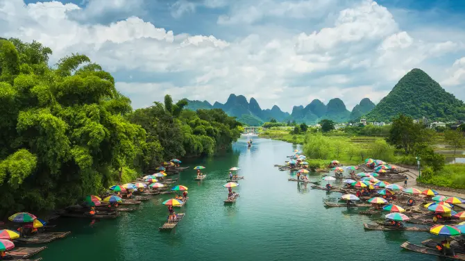 2_遇龙河竹筏漂游
