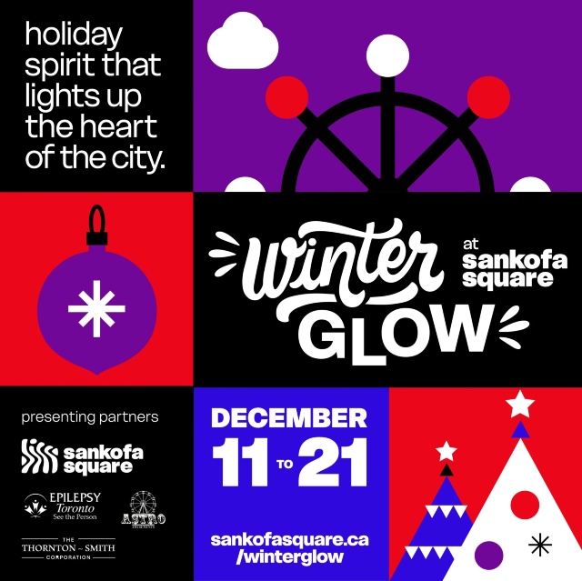Sankofa Square  Winter Glow | Toronto