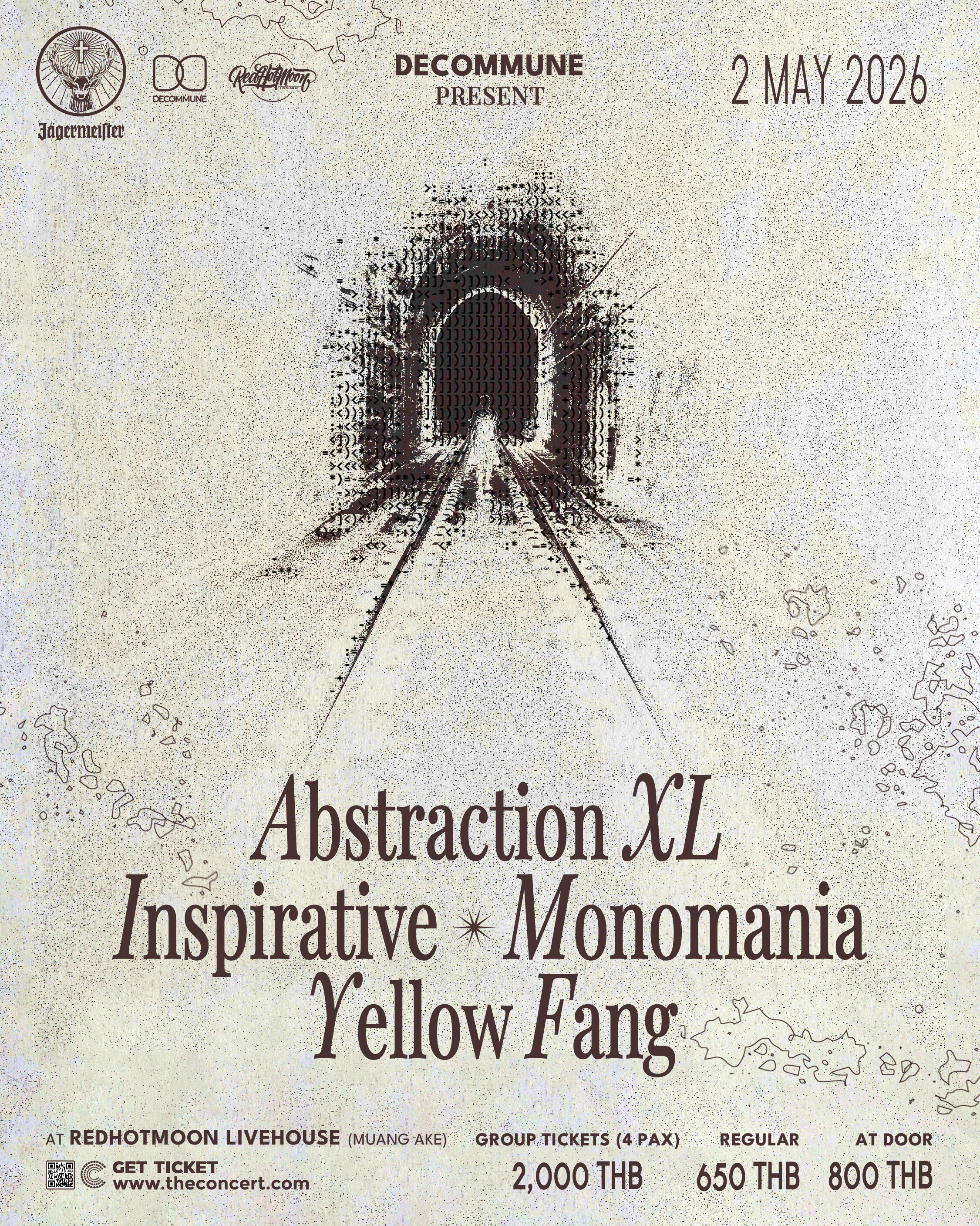 Pathum Thani | Decommune presents Yellow Fang x AbstractionXL x Monomania x Inspirative | Pathum Thani