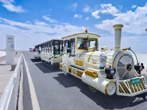 The Oldest Tourist Train at Chaka Salt Lake
